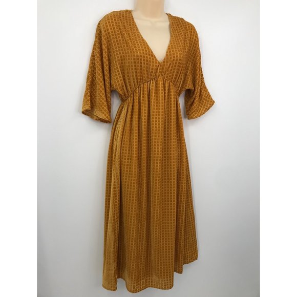 House of Harlow 1960 X Revolve Lex Dress Golden Yellow XXS - Picture 5 of 9